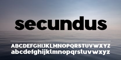 Secundus Font Poster 2