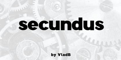Secundus Font Poster 3