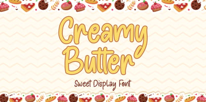 Creamy Butter Font Poster 1