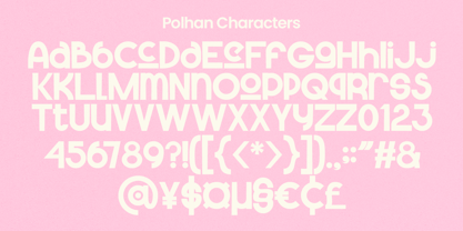 Polhan Font Poster 11