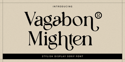 Vagabon Mighten Font Poster 1