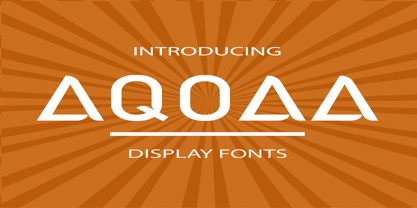 Aqoaa Font Poster 1