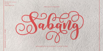 Sabang Font Poster 1