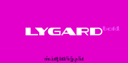 Lygard Font Poster 1