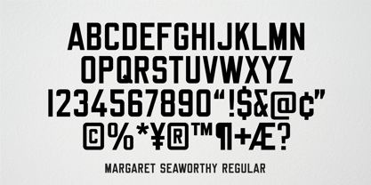 FCF Margaret Seaworthy Font Poster 2