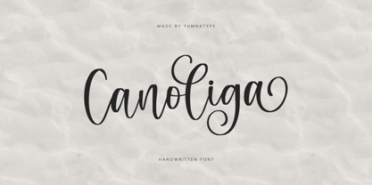 Canoliga Font Poster 1