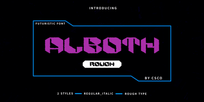 Alboth Rough Font Poster 1