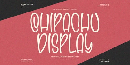 MC Chipachu Font Poster 1