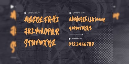 Traindez Brush Font Poster 3