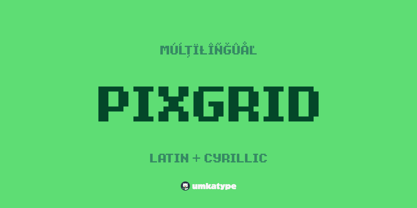 Pixgrid Font Poster 11