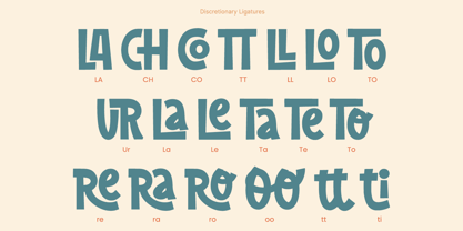 Trailing Down Font Poster 9