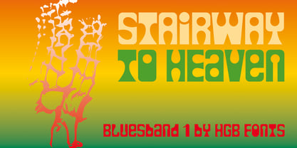 HGB Bluesband One Font Poster 3