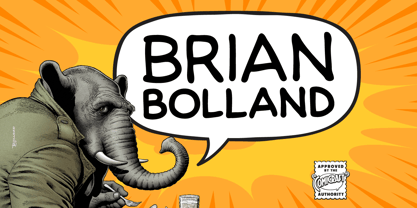 Brian Bolland Font Poster 2