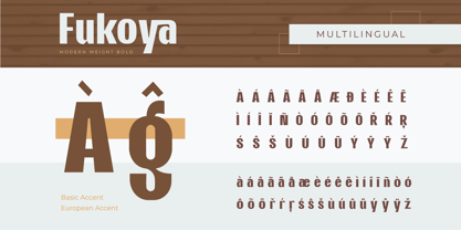 Fukoya Font Poster 10