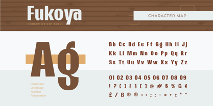 Fukoya Font Poster 2