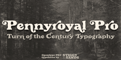 Pennyroyal Pro Font Poster 1