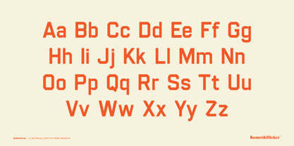 Sequential Font Poster 2