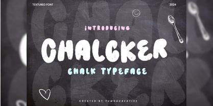 Chalcker Font Poster 1