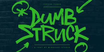 Thrash Punks Font Poster 8