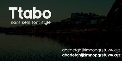 Ttabo Font Poster 1