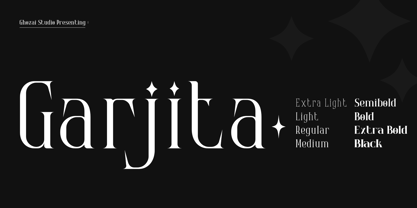 Garjita Font Poster 1