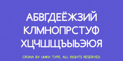 Crona Font Poster 5