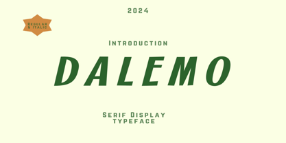 Dalemo Font Poster 1