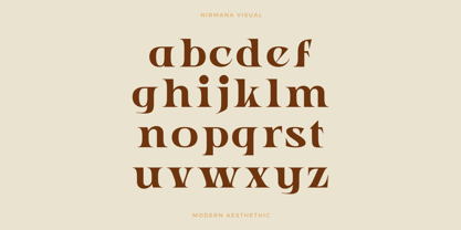 Modern Aesthetic Font Poster 4