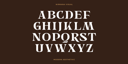 Modern Aesthetic Font Poster 3