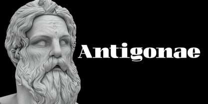 Antigonae Font Poster 1