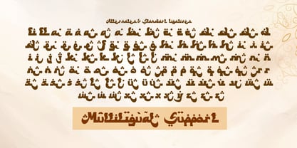 Yalla Arabic Font Poster 4