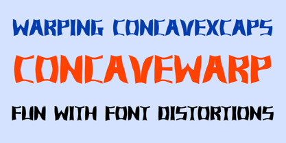 Concavex Font Poster 7