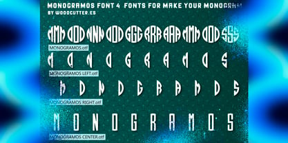Monogramos Font Poster 1