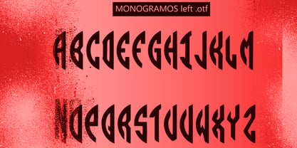 Monogramos Font Poster 5