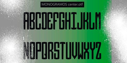 Monogramos Font Poster 4