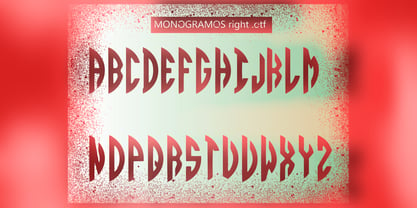Monogramos Font Poster 6