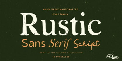 Rustic TC Font Poster 1