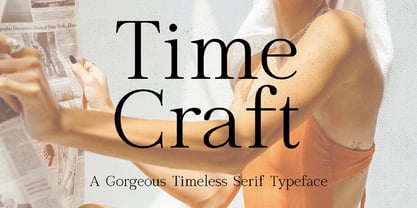 Time Craft Font Poster 1