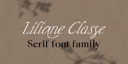 Liliane Classe Font Poster 1