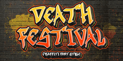 Death Festival Font Poster 1
