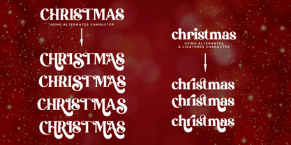 Christmas Comeback Font Poster 2