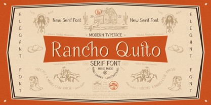 Rancho Quito Font Poster 1