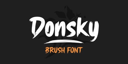Donsky Font Poster 1
