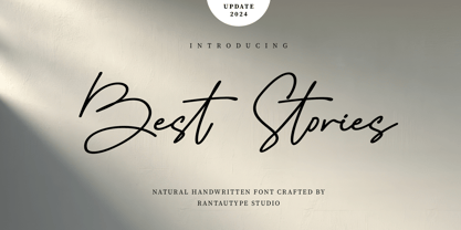 Best Stories Font Poster 1