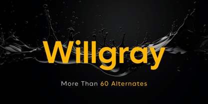 Willgray Font Poster 1