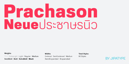 Prachason Neue Font Poster 1