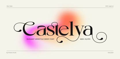 Castelya Font Poster 1