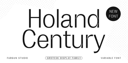 Holand Century Font Poster 1