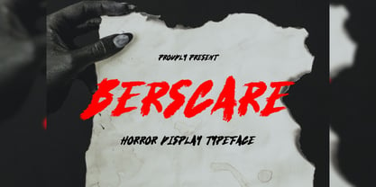 Berscare Font Poster 1