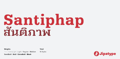 Santiphap Font Poster 1